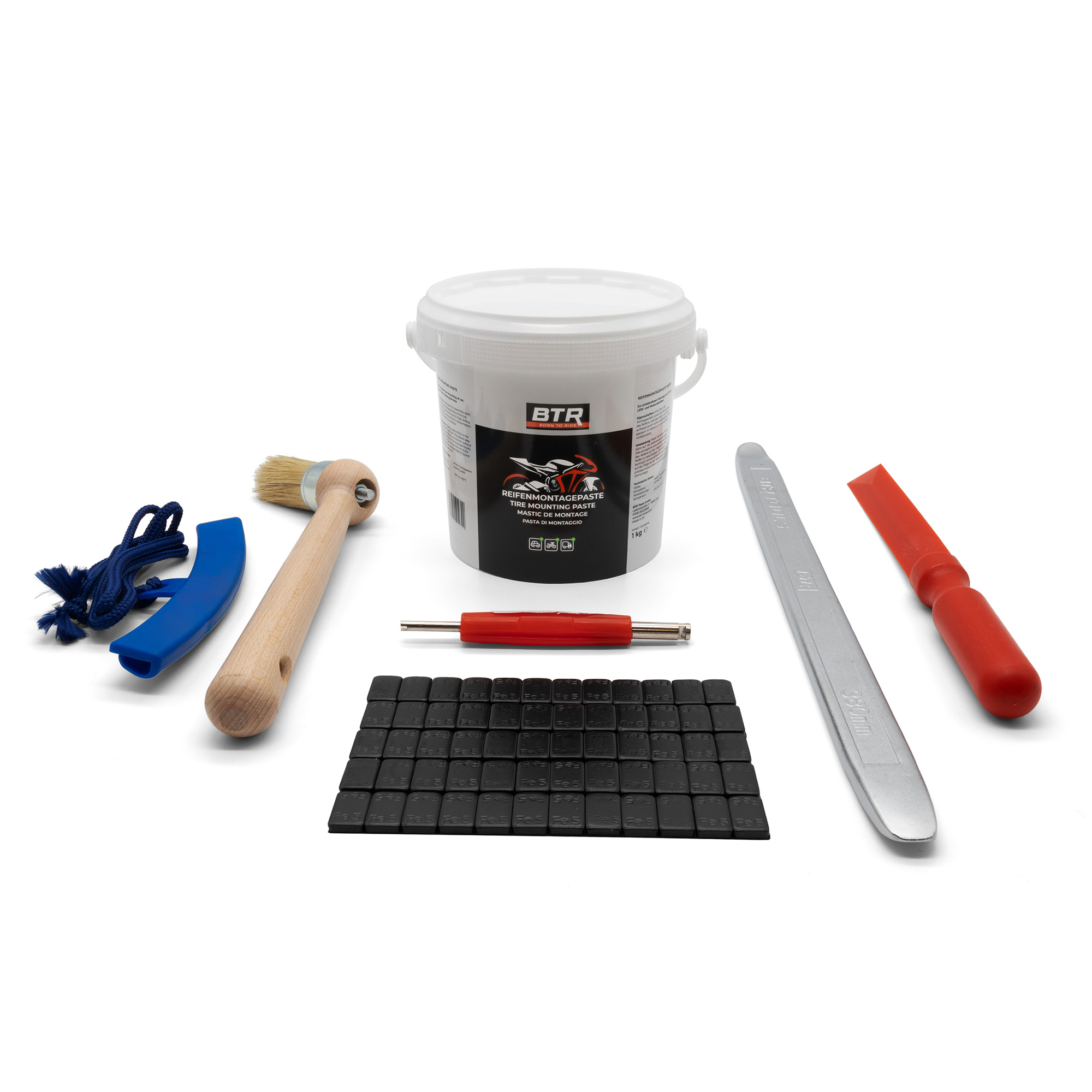 Mit Starterpaket und Klebegewichte in Schwarz Varianten Bild