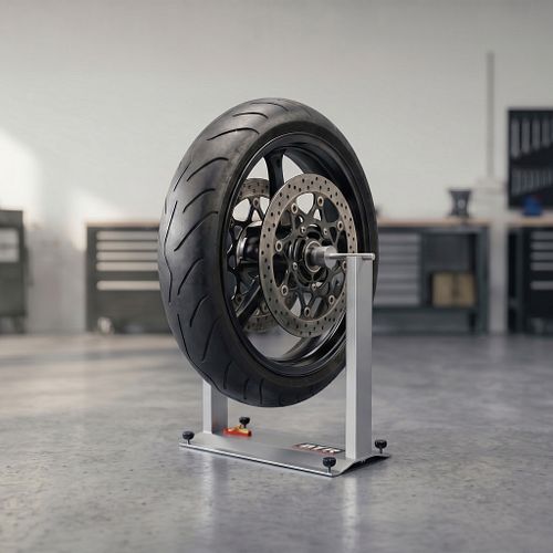 Motorradreifen wuchten: Anleitung & Wuchtbock
