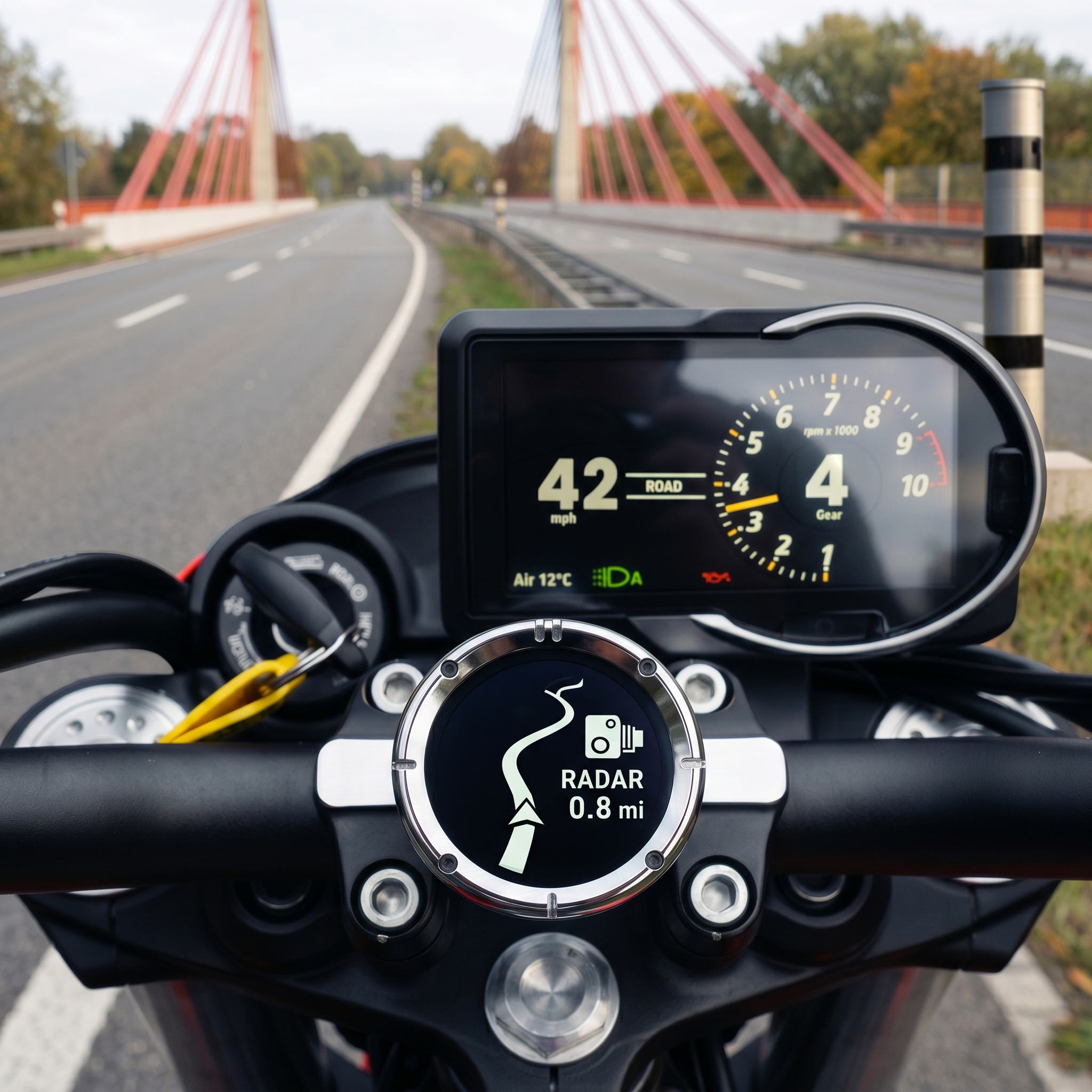 Radarwarnung fürs Motorrad: Was ist erlaubt?