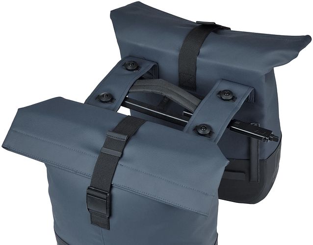 Basil Doppeltasche Cove schwarz