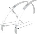Vorschaubild CONTEC Schutzblech-Set Flat Fender 28 Zoll silber 42 mm breit