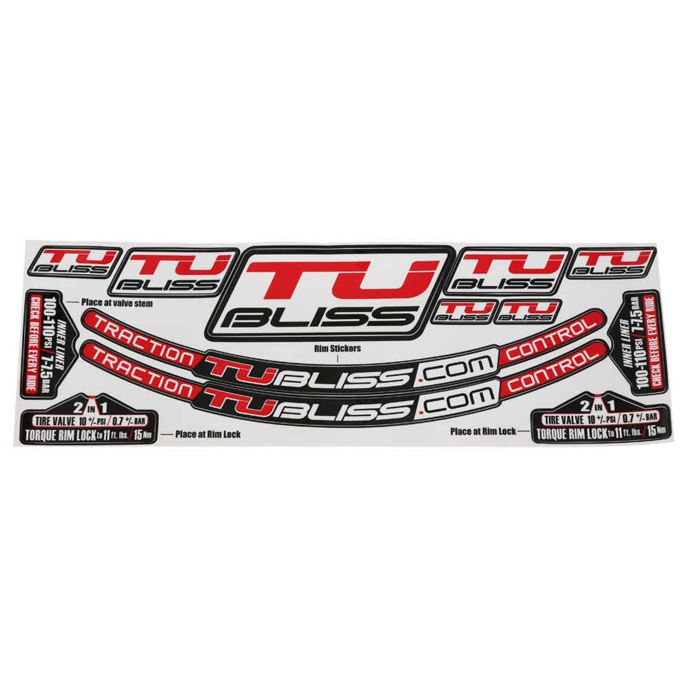 TUbliss-Aufkleber-Set