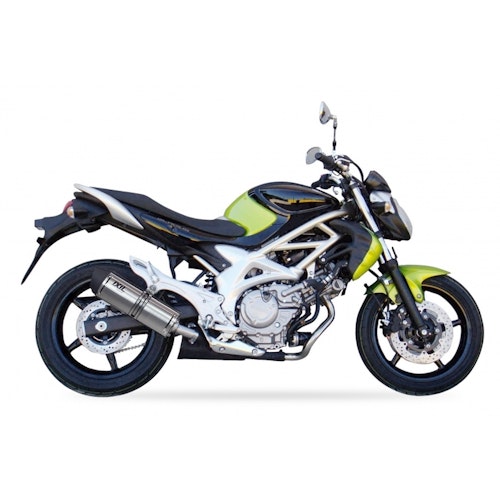 IXIL Hexoval Evolution Edelstahl gebuerstet Suzuki Gladius 650