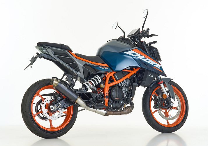 Shark Performance SLIP-ON Aluminium eloxiert schwarz SRC 4 für HUSQVARNA Svartpilen 401,Vitpilen 401,KTM 390 Duke EURO5+  