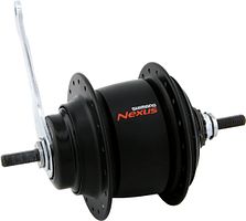 Shimano Getriebenabe Nexus SG-C60018 36 Loch schwarz mit Rücktrittbremse, Einbaubreite 132 mm, Achslänge