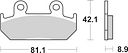 Vorschaubild SBS Bremsbelag 593DCC Road Racing Classic Dual Carbon