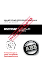 BODYSTYLE Racing Cockpitscheibe Perspex® Acrylic 3mm  für HONDA CBR900RR 