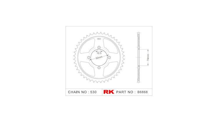 RK Kettenrad 6868