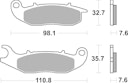 Vorschaubild SBS Bremsbelag 859RSI Offroad Racing Sinter