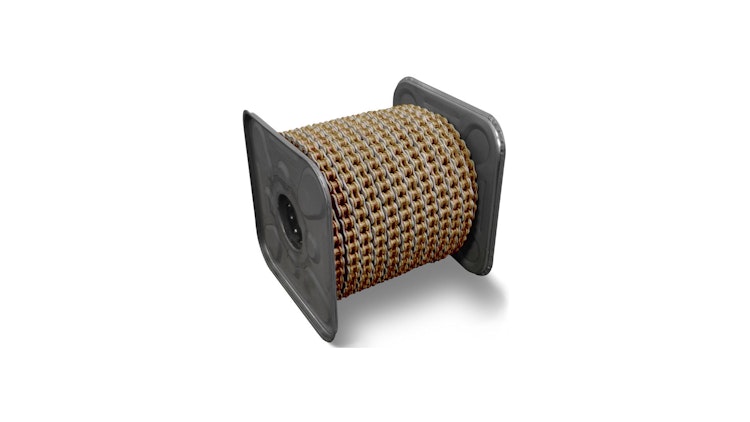 RK GB520XRE Kettenrolle N Gold
