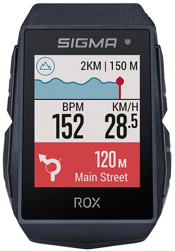 Sigma Sport Fahrradcomputer Rox 11.1 Evo schwarz Sensor Set, Short Butler, Trittfrequenz-