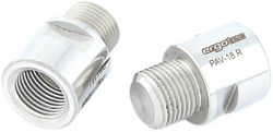 ErgoTec Pedalachsverlängerung 9/16 Zoll 18 mm silber