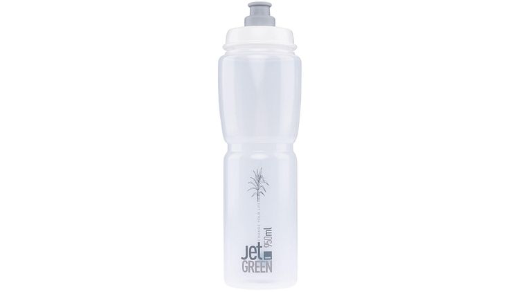 Elite Jet Green + Jet Green Plus Trinkflasche 950 ml transparent