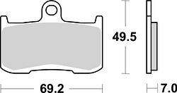 SBS Bremsbelag 782HF Street Ceramic
