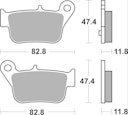 Vorschaubild SBS Scooterbelag 218HF Street Ceramic