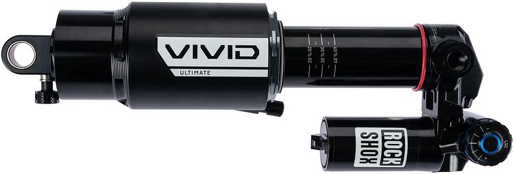 RockShox Federbein Vivid Ultimate RC2T 225 mm schwarz 67,5"