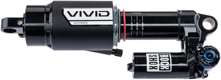 RockShox Vivid Ultimate RC2T Federbein 230 mm schwarz