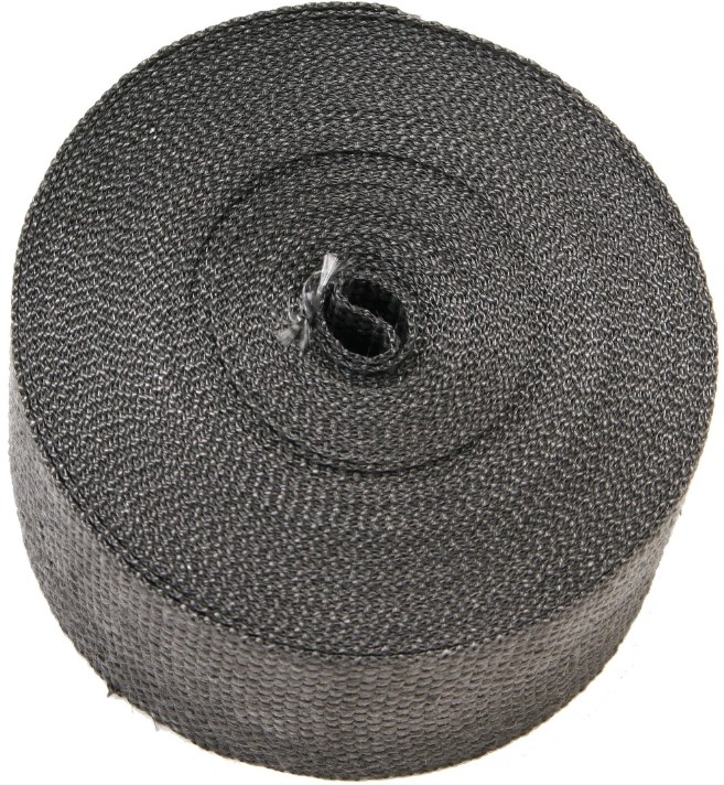 Silent Sport Hitzeschutzband Schwarz, für Krümmer, Temperaturbeständig bis 750°C