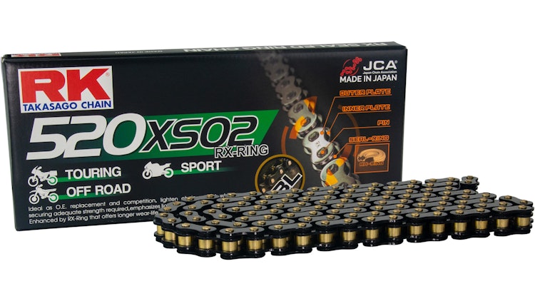 RK Kette BL520XSO2 Black Scale, 116 Glieder