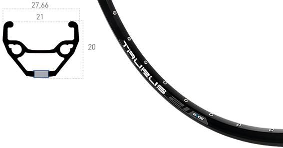Ryde Felge Taurus 21 26 Zoll schwarz