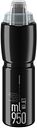 Vorschaubild Elite Trinkflasche Jet Plus 950 ml schwarz schwarz / grau mit Schutzkappe
