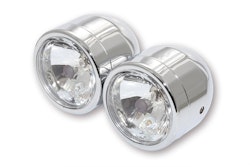 HIGHSIDER smart Set Mit 2 Scheinwerfern Chrom Fernlicht und Abblendlicht, E-geprüft (Paar)