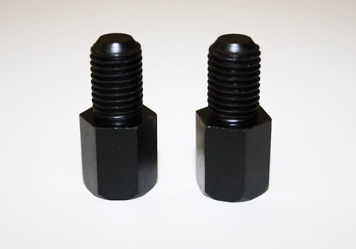 PROTECH Spiegeladapter (Linksgewinde) Spiegel & Blinker Schwarz - Universal