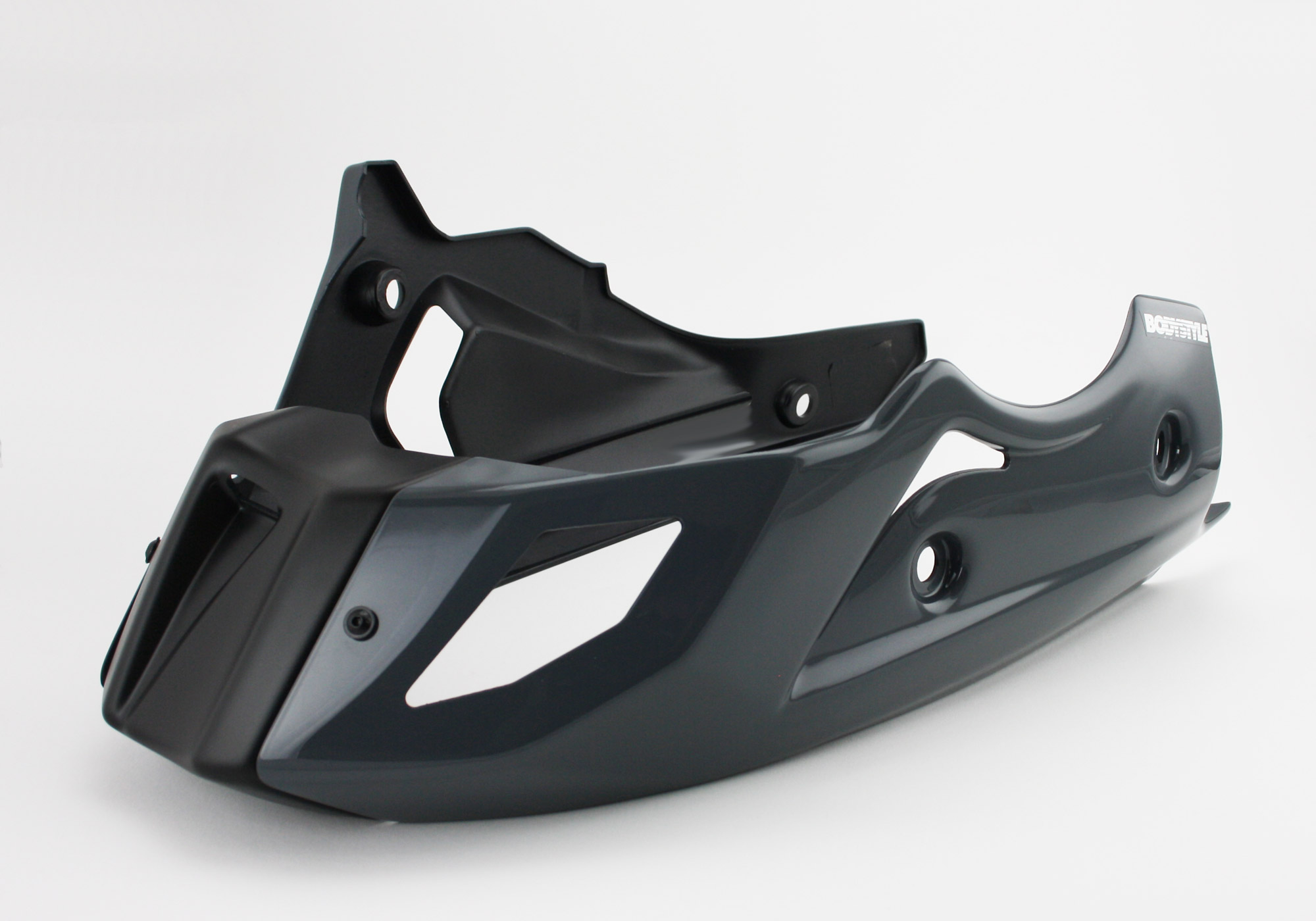 BODYSTYLE Sportsline Bugspoiler ABS Kunststoff grau für YAMAHA MT-07 