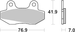 SBS Bremsbelag 551HF Street Ceramic