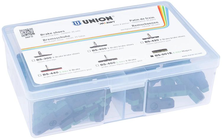 Union Bremsgummi BS-801E für Magura E-Bike schwarz