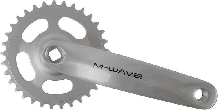 M-Wave Kettenradgarnitur 33 Z 170 mm silber
