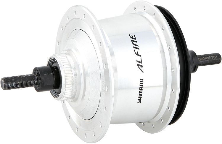 Shimano Getriebenabe Alfine SG-S7001 36 Loch silber