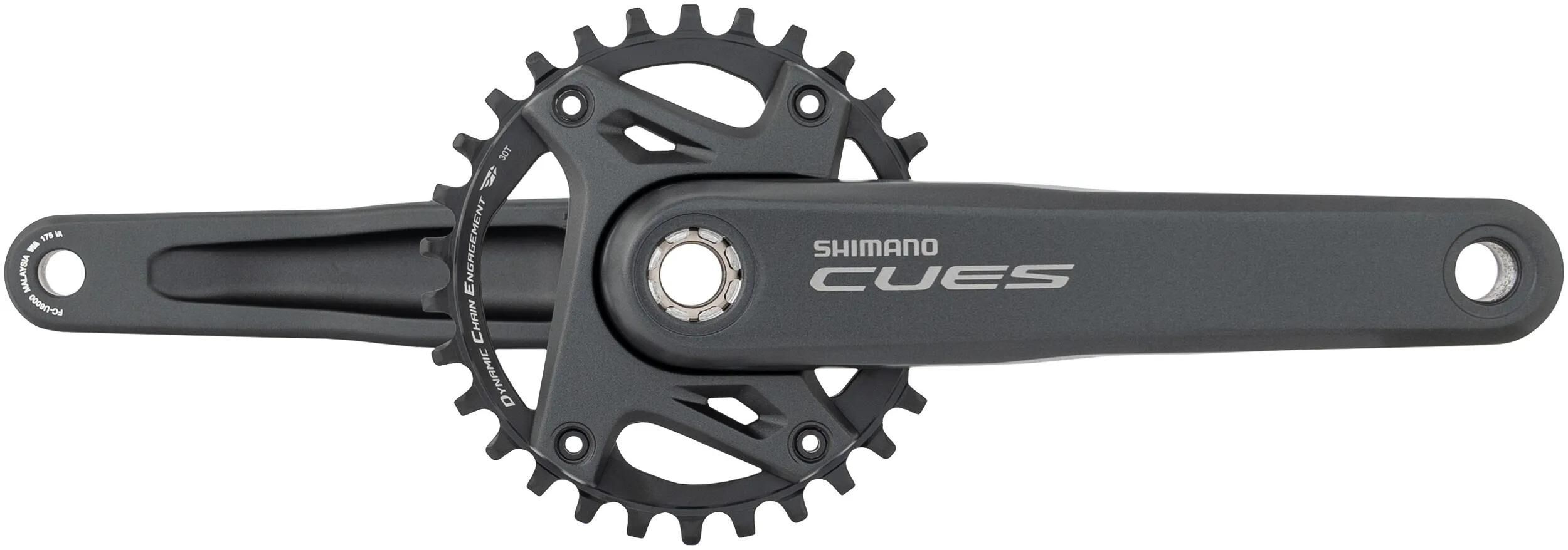 Shimano Kettenradgarnitur CUES FC-U6000-1 30 Zähne schwarz 175 mm Kurbellänge