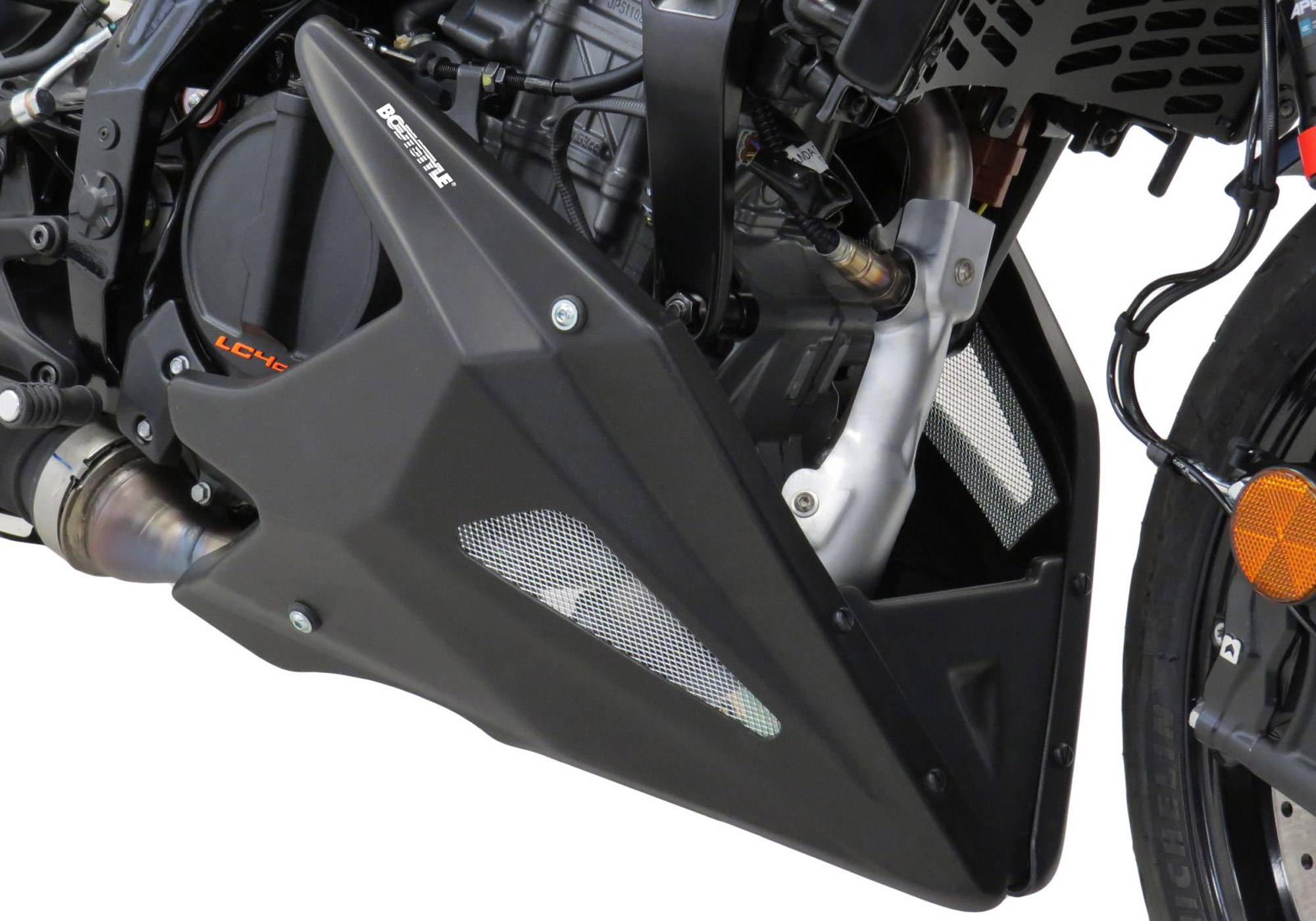 BODYSTYLE Raceline Bugspoiler ABS Kunststoff schwarz-matt für KTM 125 Duke, 390 Duke