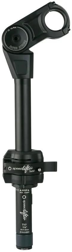 by,schulz Lenkerverstellsystem Speedlifter Twist Pro 2 schwarz Modell T10 (Auszugshöhe 100 mm), Vorbaul