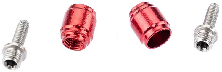 CONTEC Leitungsanschluss Disc Stop Avid/Sram rot/silber