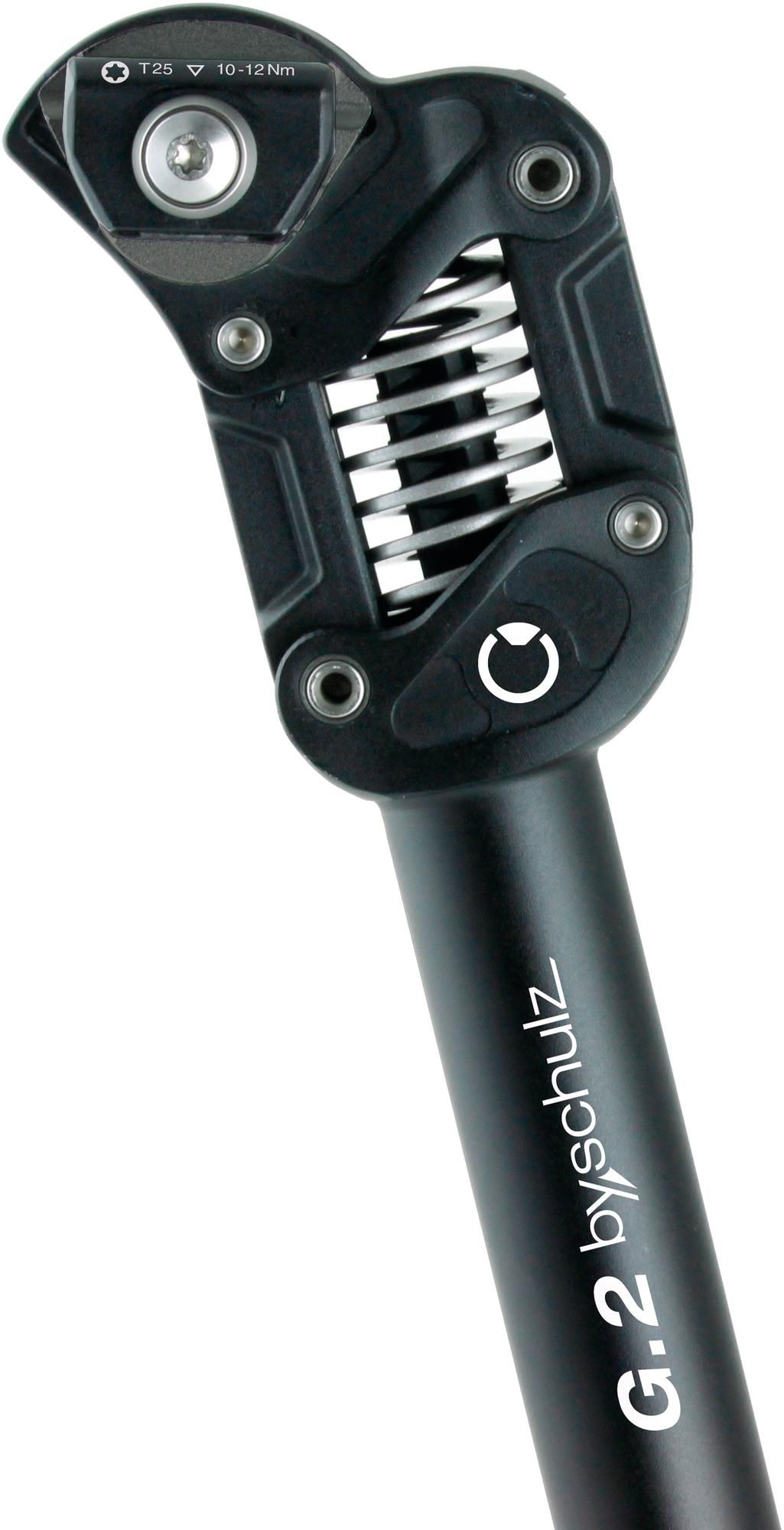 by,schulz G.2 ST Parallelogramm-Federsattelstütze 30,9 mm schwarz soft (45-65 kg)
