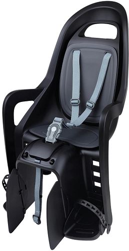 Polisport Kindersitz Groovy AVS+ schwarz/grau