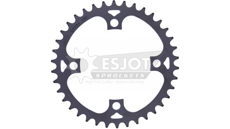 Esjot Kettenblatt Universal 42 Zähne schwarz Teilung 1/2 x 1/8"