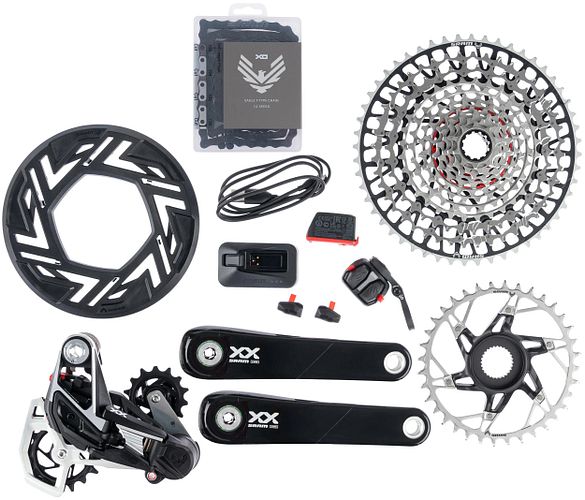SRAM Schaltgruppen-Set XX Eagle AXS Transmission E-Bike Für Bosch Antrieb mit ISIS Kurbelsatz 16