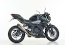 Vorschaubild SHARK SLIP-ON Titan silber SRC 4 für KAWASAKI Ninja 500 SE,Z500 / SE EURO5+  