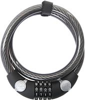 CONTEC Zahlen-Kabelschloss EcoLoc 85 cm schwarz,grau