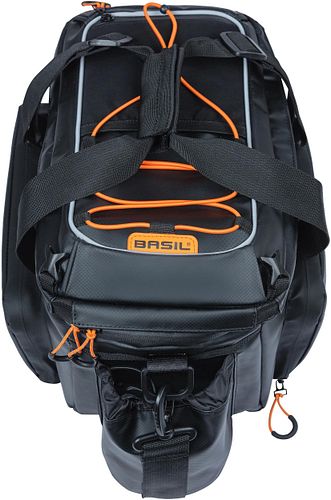 Basil Gepäckträgertasche Miles XL Pro schwarz black orange