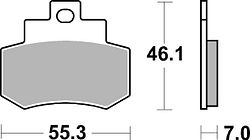 SBS Scooterbelag 172HF Street Ceramic
