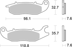 SBS Bremsbelag 797RSI Offroad Racing Sinter