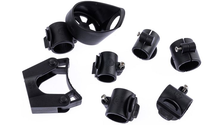 Pfautec Stockhalter schwarz