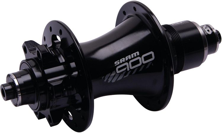 SRAM Hinterradnabe 900 24 Loch schwarz 11- 12-fach XDR<BR >passend für Steckach