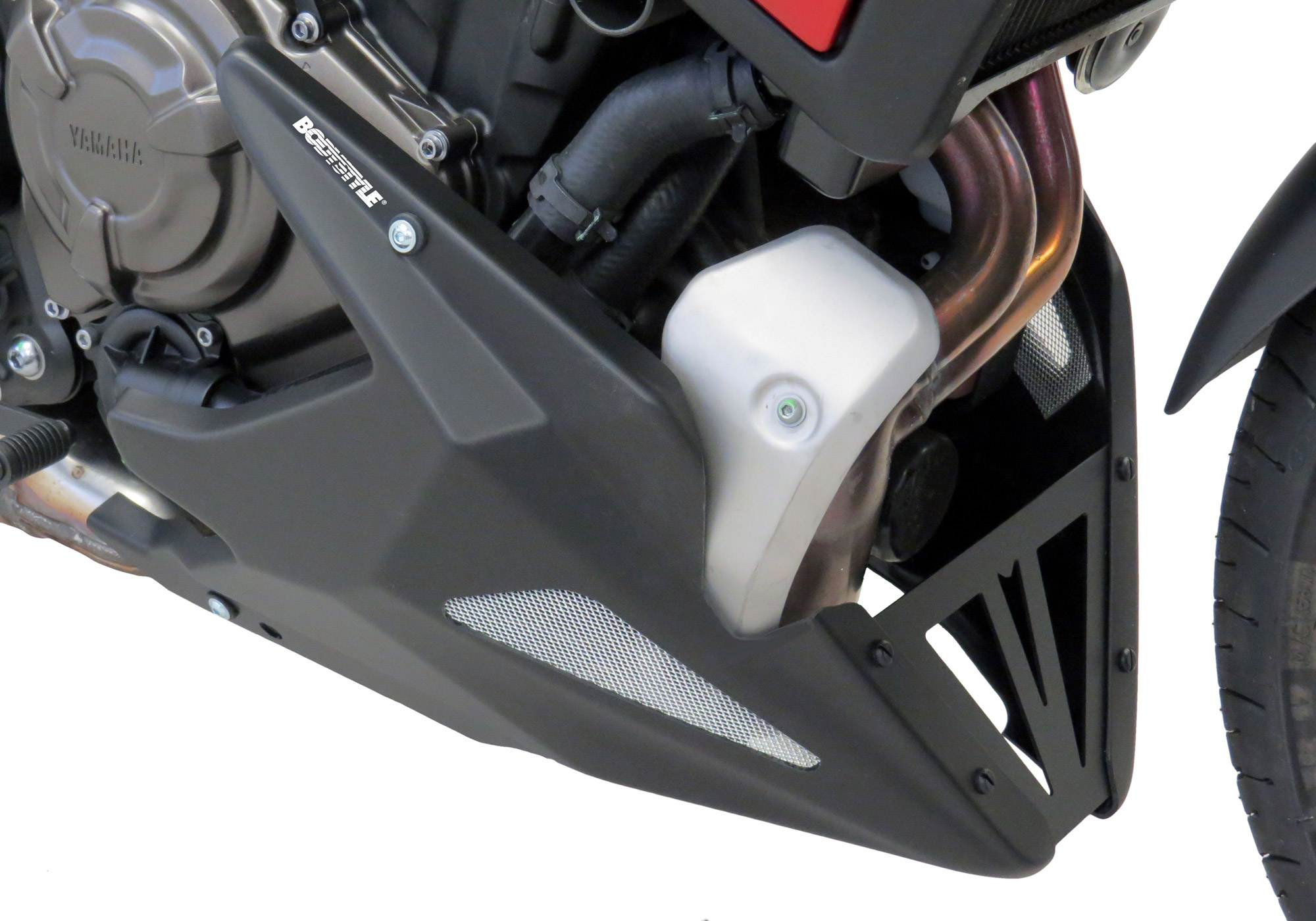BODYSTYLE Raceline Bugspoiler ABS Kunststoff schwarz-matt für YAMAHA MT-07, Tracer 7/GT