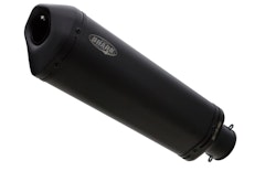 SHARK ENDSCHALLDÄMPFER Edelstahl beschichtet schwarz-matt DSX-10 Endschalldämpfer Ø52 mm L360mm e3 1218 (9) / e24 00040G Universal
