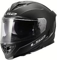 LS2 Integralhelm FF818 Storm III Solid Schwarz Matt XL